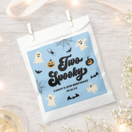 Zwei Spooky Blue Halloween 2. Geburtstags-Party Geschenktütchen