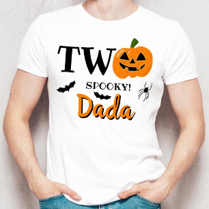 Zwei spooky Dada Halloween 2. Geburtstag T-Shirt
