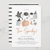 Zwei Spooky | Einladung von Geistern | Spooky 2. (Vorne/Hinten)