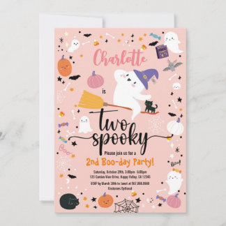 Zwei Spooky Girl 2. Geburtstag Halloween-Party