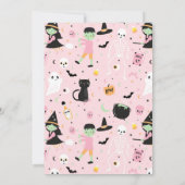 Zwei Spooky Halloween Geburtstagsparty Einladung (Rückseite)