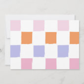 Zwei Spooky Halloween Groovy 2. Geburtstag Party Einladung (Rückseite)