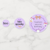 Zwei Spooky Halloween-Tisch Confetti Konfetti (Vorderseiten)