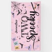 ZWEI Spooky Niedlich Ghost Pink Halloween 2. Gebur Banner (Vertikal)