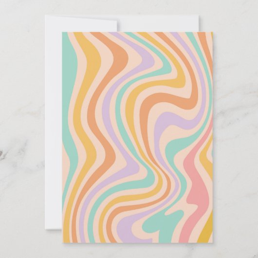 Zwei Spooky Retro Halloween Mädchen am zweiten Geb Einladung (Rückseite)