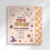 Zwei Spooky zum Geburtstag Einladung