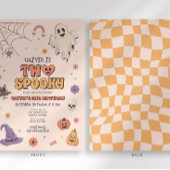 Zwei Spooky zum Geburtstag Einladung