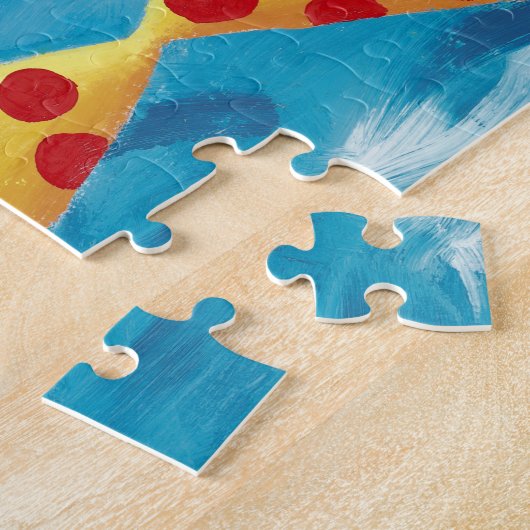 Zwei Spotty Fish Gemälde Puzzle (Seite)