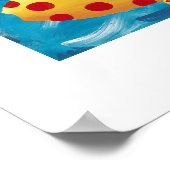 Zwei Spotty Fish Underwater Sea Life Malerei Poster (Ecke)