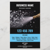 Zwei Sprachen Druck waschen Power Waschabdeckung Flyer (Vorne)