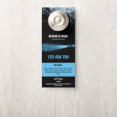 Zwei Sprachen Druck waschen Power Waschabdeckung Türanhänger (Auf Knauf)