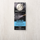 Zwei Sprachen Druck waschen Power Waschabdeckung Türanhänger (Auf Knauf)