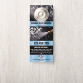 Zwei Sprachen Druck waschen Power Waschabdeckung Türanhänger (Auf Knauf)