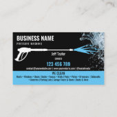 Zwei Sprachen Druck waschen Power Waschabdeckung Visitenkarte (Rückseite)