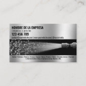 Zwei Sprachen Druck waschen Power Waschabdeckung Visitenkarte (Vorderseite)