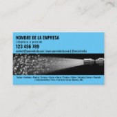 Zwei Sprachen Druck waschen Power Waschabdeckung Visitenkarte (Vorderseite)