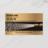 Zwei Sprachen Druck waschen Power Waschabdeckung Visitenkarte (Rückseite)