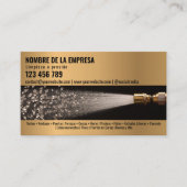 Zwei Sprachen Druck waschen Power Waschabdeckung Visitenkarte (Vorderseite)