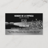 Zwei Sprachen Druck waschen Power Waschabdeckung Visitenkarte (Vorderseite)