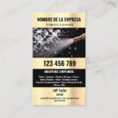 Zwei Sprachen Druck waschen Power Waschabdeckung Visitenkarte (Vorderseite)