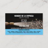 Zwei Sprachen Druck waschen Power Waschabdeckung Visitenkarte (Vorderseite)