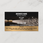 Zwei Sprachen Druck waschen Power Waschabdeckung Visitenkarte (Rückseite)