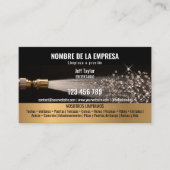 Zwei Sprachen Druck waschen Power Waschabdeckung Visitenkarte (Vorderseite)