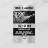 Zwei Sprachen Druck waschen Power Waschabdeckung Visitenkarte (Vorderseite)