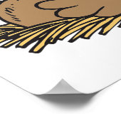 Zwei sprechende Hühner Poster (Ecke)