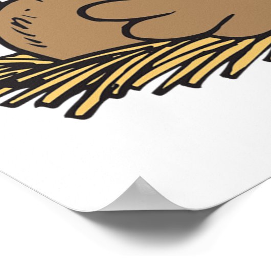 Zwei sprechende Hühner Poster (Ecke)