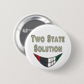 Zwei Staat Lösung Button (Vorne & Hinten)