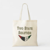 Zwei Staat Lösung Tragetasche (Rückseite)
