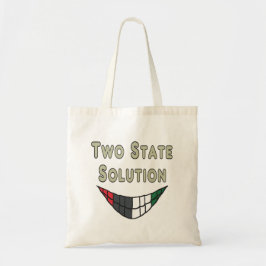 Zwei Staat Lösung Tragetasche