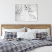 Zwei Stagelköpfe, ein Kopf eines Docks Leinwanddruck (Insitu (Schlafzimmer))