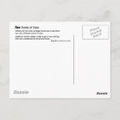 Zwei Standpunkte Postkarte (Rückseite)