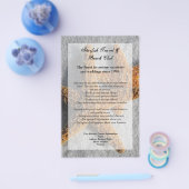 Zwei Starfish in Sand, Beach Flyer oder Programm (Einzeln)