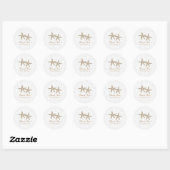 Zwei Starfish Summer Brautparty Stickers (Blatt)