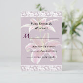 Zwei Stargazer Lilies Hochzeit Einladung (Stehend Vorderseite)