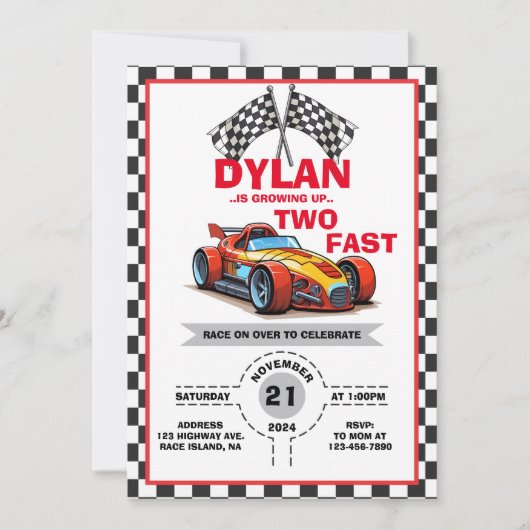 Zwei Starter-Einladung Einladung (Vorderseite)