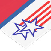 Zwei Sterne Kurzer Tischläufer (Ecke)