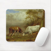 Zwei Stiere mit verschlossenen Hörnern, 1653 Mousepad (Mit Mouse)