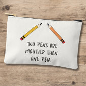 Zwei Stifte sind mächtiger als ein Stift Zubehörtasche