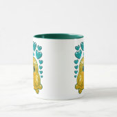 Zwei stilisierte Robben Tasse (Zentrum)