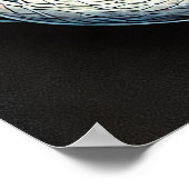 Zwei stilisierte Schlangen Poster (Ecke)