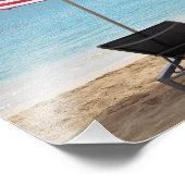 ZWEI STRANDSTÜHLE POSTER (Ecke)