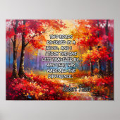 Zwei Straßen dienten in einem Holz Poster (Vorne)