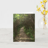 Zwei Straßen dienten in einer holzsommerlichen Not Karte (Gelbe Blume)