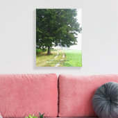 Zwei Straßen divergierte Leinwand (Insitu (Wohnzimmer))