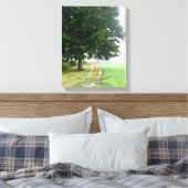 Zwei Straßen divergierte Leinwand (Insitu (Schlafzimmer))