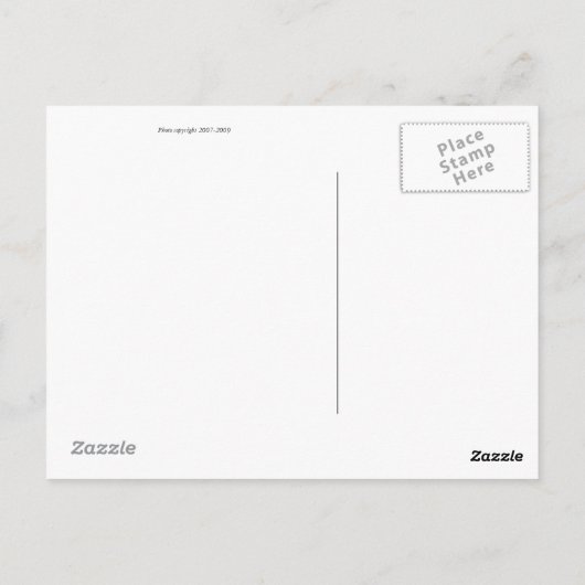 Zwei Straßen Postkarte (Rückseite)